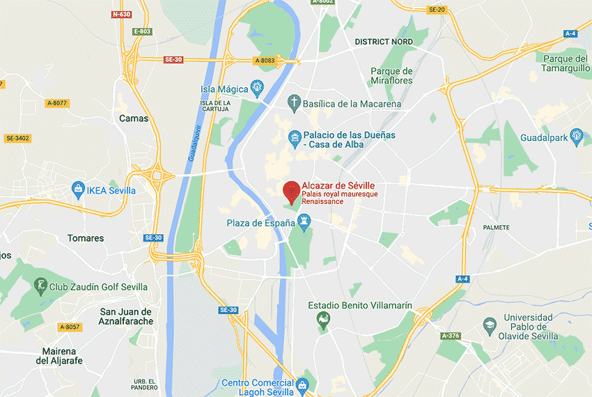 تذكرة قصر ريال ألكاثار في إشبيلية